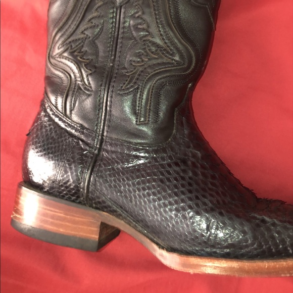 Snakeskin boots